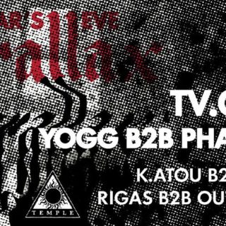 NYE Parallax στο Temple για έναν δωδεκάωρο μουσικό μαραθώνιο