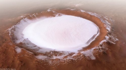 Αυτός ο κρατήρας του Άρη μοιάζει περισσότερο με μια τεράστια πίστα για σκι