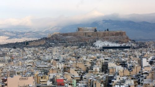 Χιόνια ακόμη και στο κέντρο της Αθήνας φέρνει ο «Τηλέμαχος»