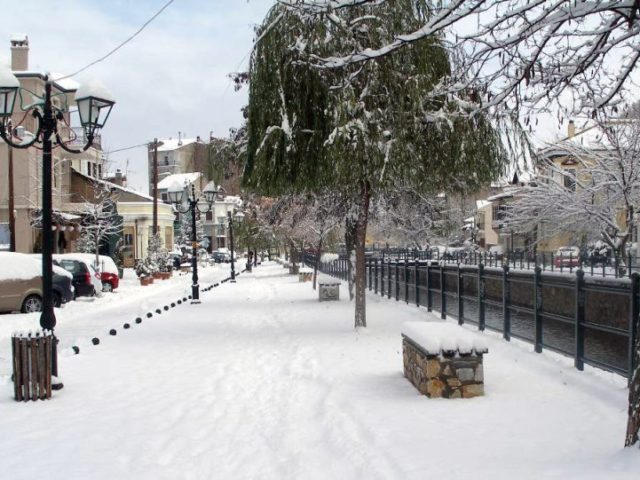 Τους -21 βαθμούς έφτασε η θερμοκρασία στο Νευροκόπι Δράμας