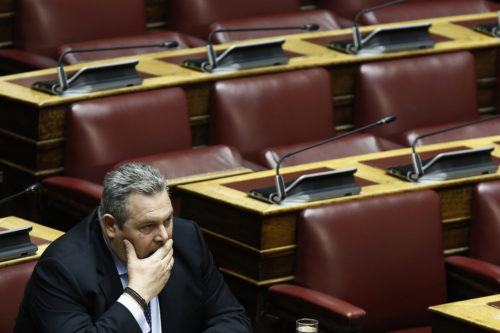 Καμμένος: Αν ο Παπαχριστόπουλος δεν παραδώσει αύριο την έδρα διαγράφεται