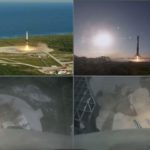 O πύραυλος που γύρισε στη γη για να πέσει από το πλοίο στη θάλασσα