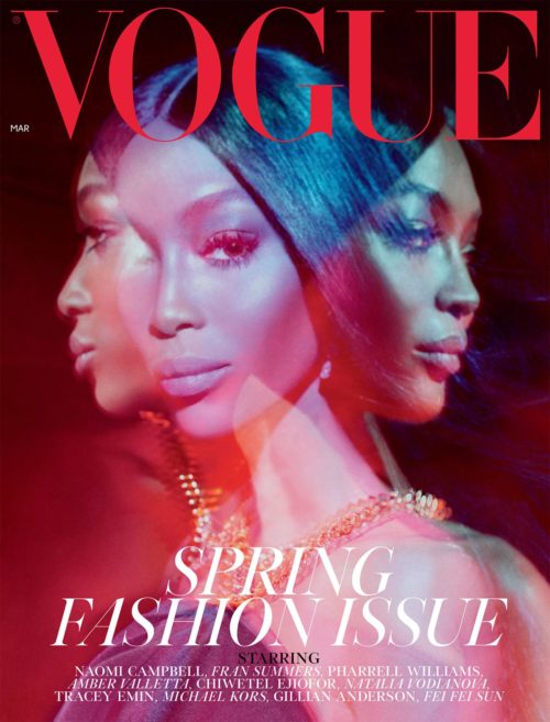 Εξώφυλλο της Vogue με την Ναόμι Κάμπελ πωλείται σε δημοπρασία