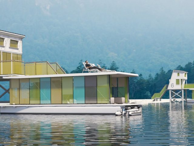 To Tiny Eco Hotel είναι ένα πλωτό σπίτι για οικο-τουρισμό