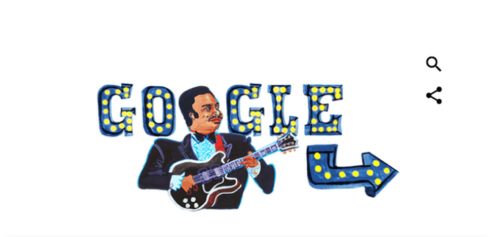 “The thrill is gone” στο σημερινό Google Doodle