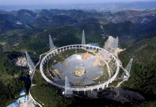 Ξεκινάει τη λειτουργία του το «Μάτι του Ουρανού», το μεγαλύτερο ραδιοτηλεσκόπιο στον κόσμο