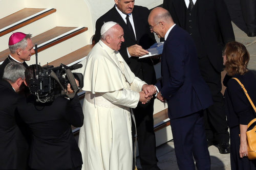 Ο Νίκος Δένδιας συναντήθηκε με τον Πάπα Φραγκίσκο