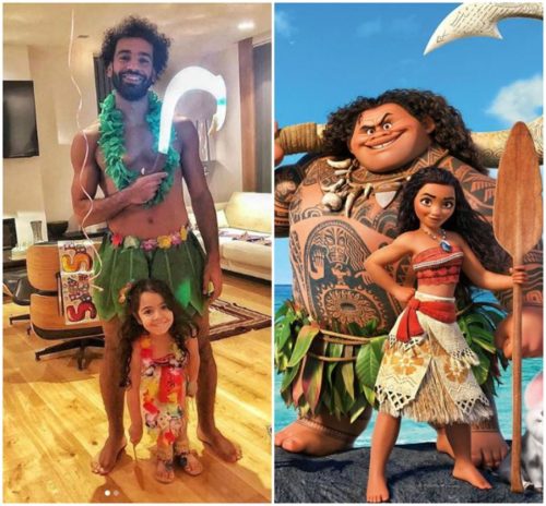 Δείτε τον Mo Salah ντυμένο ως Maui για χάρη της κόρης του [ΕΙΚΟΝΕΣ]