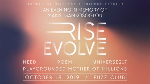 Οι τελευταίες λεπτομέρειες για το Rise Evolve, την συναυλία στην μνήμη του Μάκη Τσαμκόσογλου