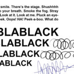 BLABLABLACK: Μια ομαδική εικαστική έκθεση στη Rebound