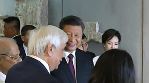 Στο Μουσείο της Ακρόπολης ο Κινέζος Πρόεδρος Σι Τζινπίνγκ