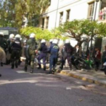 Τα ΜΑΤ ξαναμπήκαν στην Ευελπίδων