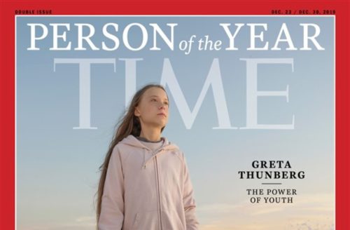 Η Greta Thunberg στο εξώφυλλο του TIME ως η πιο επιδραστική προσωπικότητα για το 2019