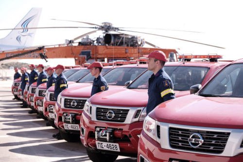 Μεγάλη δωρεά 20 οχημάτων προς το Πυροσβεστικό Σώμα από την Παπαστράτος