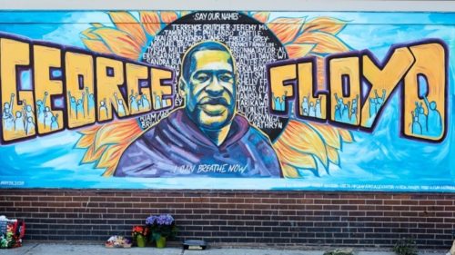 ΗΠΑ: Μια τοιχογραφία στο σημείο που σκότωσαν τον George Floyd