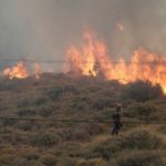 Σε ύφεση η πυρκαγιά της Κερατέας