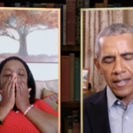 Ο Μπαράκ Ομπάμα τρυπώνει στο zoom ανυποψίαστης θαυμάστριάς του [ΒΙΝΤΕΟ]