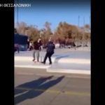 Θεσσαλονίκη: Αστυνομικοί κυνηγούν νεαρό που κάνει σκέιτμπορντ (ΒΙΝΤΕΟ)
