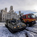 Η Μαδρίτη στο έλεος σφοδρής χιονοθύελλας