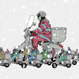 Επικίνδυνες αποστολές για ένα σουβλάκι