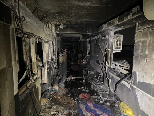 Ιράκ Update: 82 νεκροί και 110 τραυματίες από την πυρκαγιά σε νοσοκομείο όπου νοσηλεύονταν ασθενείς με Covid-19 στην Βαγδάτη