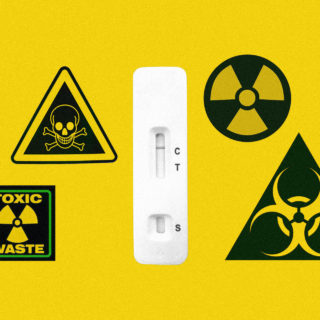 Είναι επικίνδυνα τα πεταμένα σε κοινούς κάδους self-test;