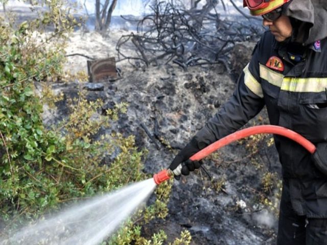 Βελτιώθηκε η εικόνα της πυρκαγιάς στα Γεράνεια Όρη – Ολονύχτια μάχη με τις φλόγες