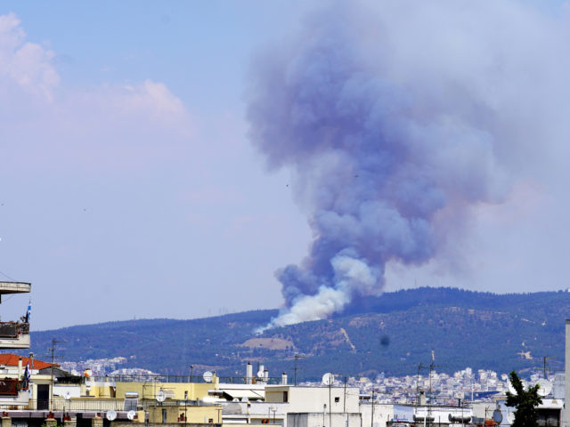 Φωτιά ξέσπασε στο δάσος του Σέιχ Σου