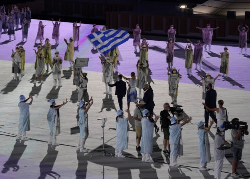 Ολυμπιακοί Αγώνες: Η είσοδος της ελληνικής αποστολής στο στάδιο
