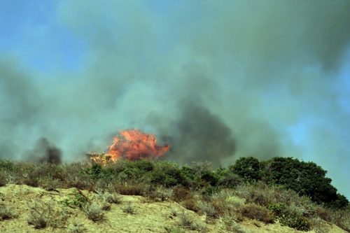 Φωτιά στην Αρκαδία: Μεγάλη αναζωπύρωση στο Νεοχώρι