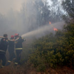 Μαίνεται το πύρινο μέτωπο στην Λίμνη Εύβοιας