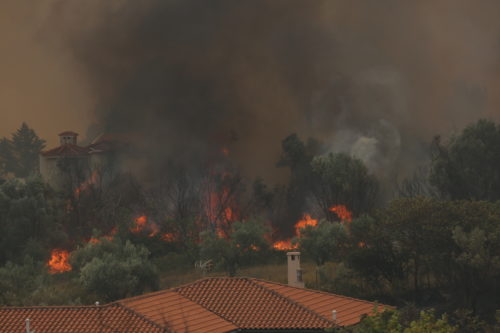 Φωτιά στην Φωκίδα: Εκκενώνονται Πάνορμος, Όρμος Λεμονιάς και Άγιοι Πάντες