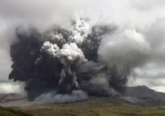 Ιαπωνία: Έκρηξη στο Όρος Άσο [ΒΙΝΤΕΟ]
