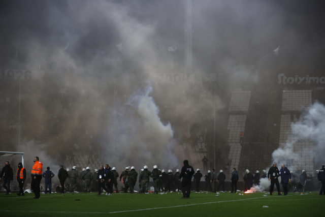 Στον εισαγγελέα οι τέσσερις συλληφθέντες για τα χθεσινά επεισόδια στην Τούμπα