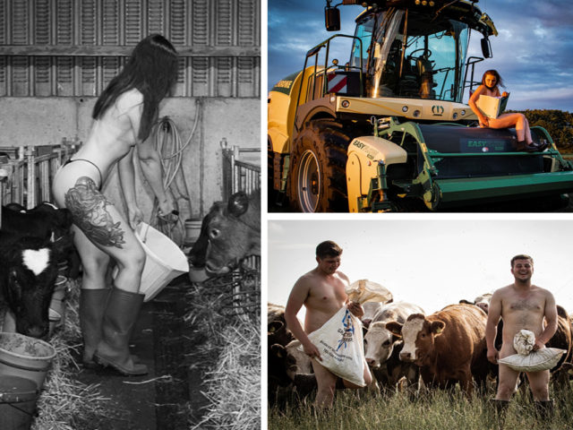 Αγρότες και αγρότισσες στη Σκωτία, φωτογραφίζονται γυμνοί για φιλανθρωπικό ημερολόγιο