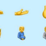 Ένας έγκυος άντρας ανάμεσα στα νέα emoji της Apple