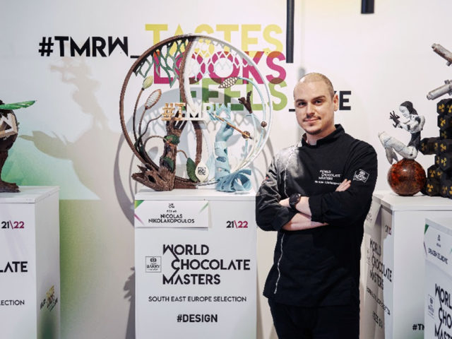 Ημιτελικός World Chocolate Masters στο Chocolate Academy Center στην Αθήνα: νικητής ο Νικόλας Νικολακόπουλος