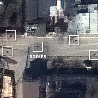 Δορυφορικές εικόνες από τη Μπούτσα με πτώματα αμάχων στην πόλη για εβδομάδες