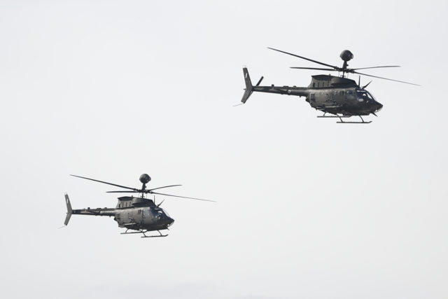 Αναγκαστική προσγείωση ελικοπτέρου Apache των Ενόπλων Δυνάμεων στην Εύβοια