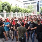 Μαζική πορεία φοιτητών ενάντια στην πανεπιστημιακή αστυνομία