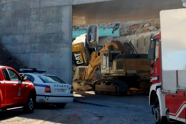 Μέγαρα: Δυο οι τραυματισμένοι εργάτες από την κατάρρευση της γέφυρας