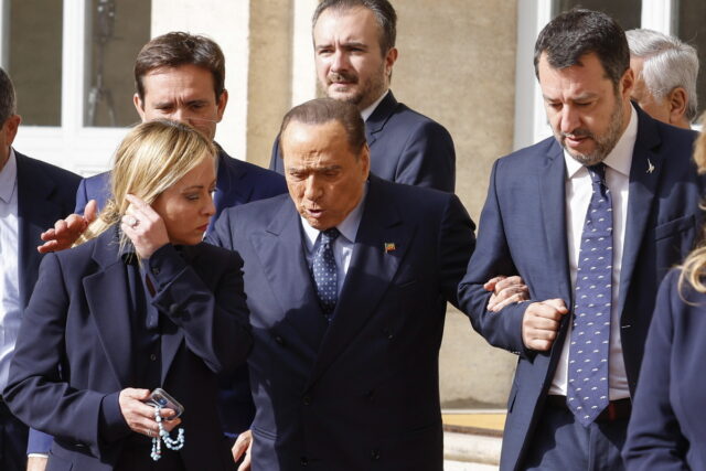 Ιταλία: Μελόνι, Σαλβίνι και Μπερλουσκόνι συναντήθηκαν με τον πρόεδρο Ματαρέλα
