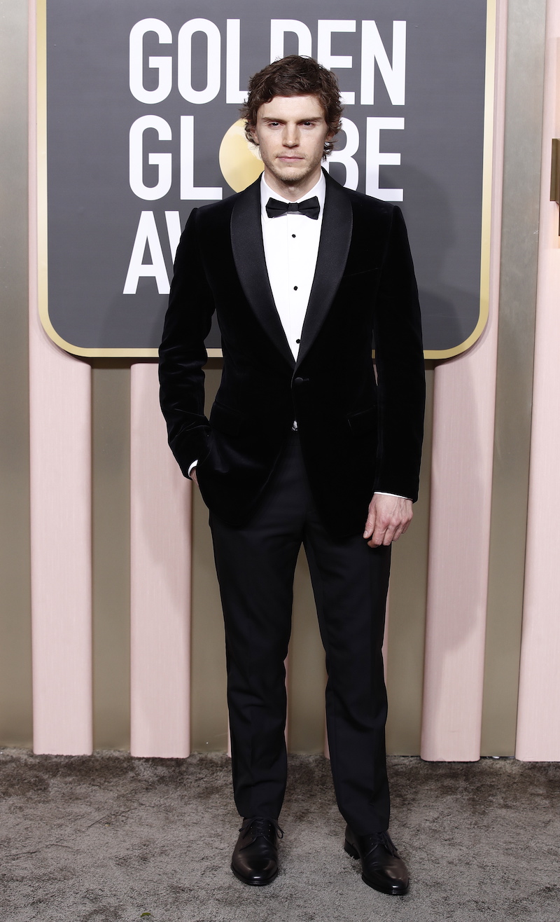 Evan Peters Golden Globes