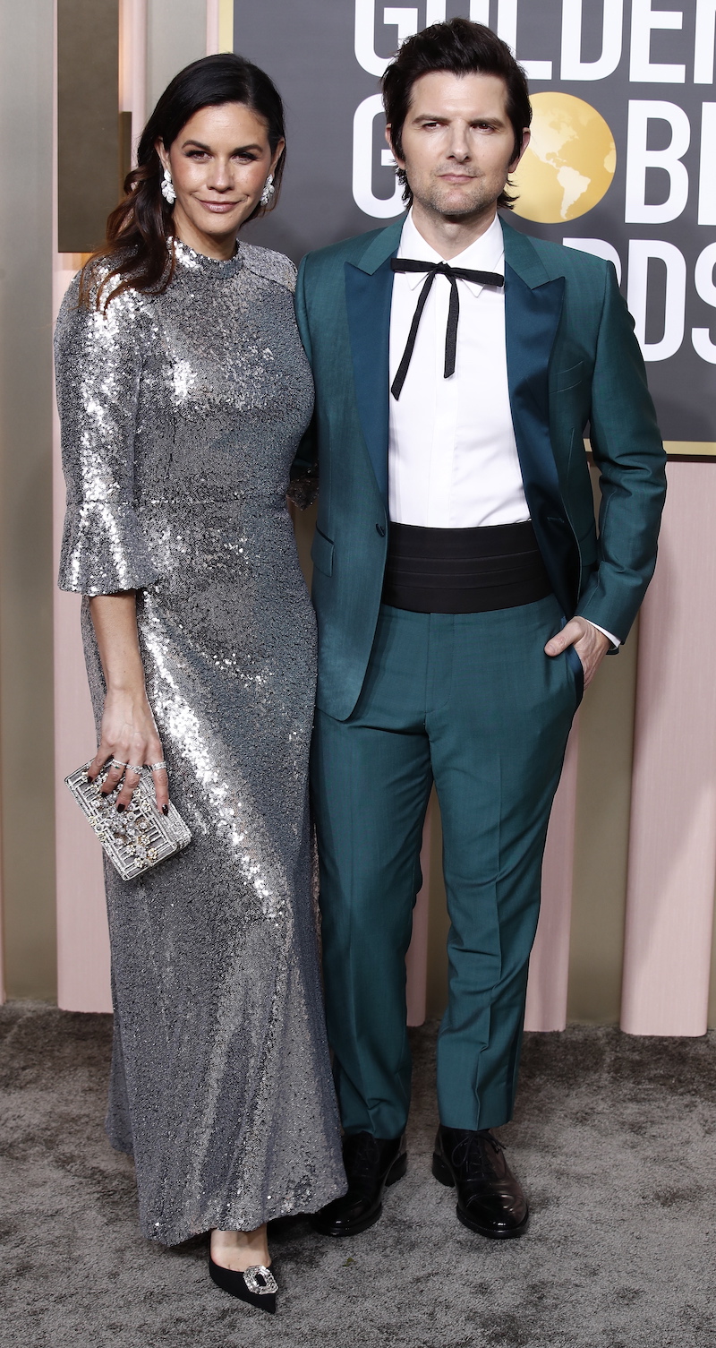 Adam Scott (R) and Naomi Scott (L) Golden Globes