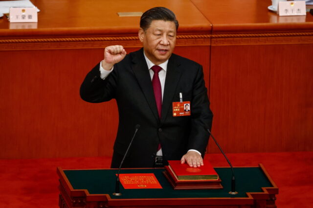 Τρίτη θητεία στην προεδρία της Κίνας εξασφάλισε ο Σι Τζινπίνγκ