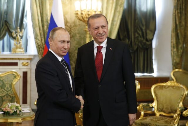 Πούτιν και Ερντογάν θα συζητήσουν τη δημιουργία κόμβου φυσικού αερίου