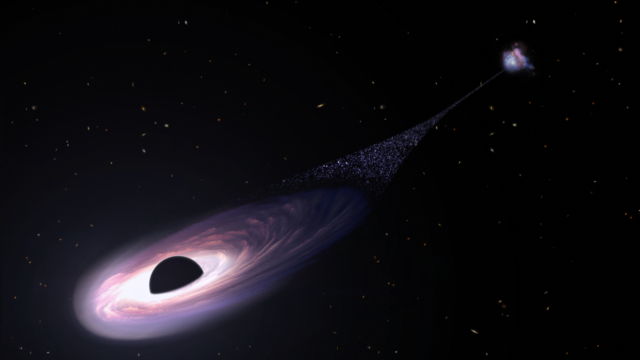 Το τηλεσκόπιο Hubble εντόπισε μία υπερμεγέθη μαύρη τρύπα που «δραπέτευσε» από τον γαλαξία της [ΒΙΝΤΕΟ]