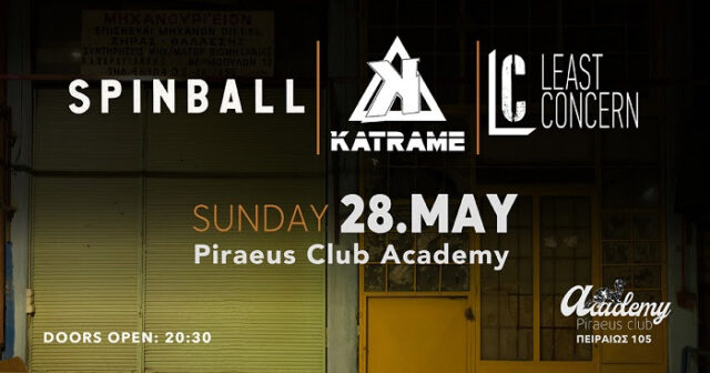 Spinball, Least Concern και Katrame σε ένα εκρηκτικό summer- welcoming live στο Piraeus Club Academy