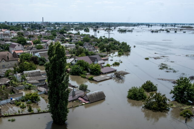 Φράγμα Καχόβκα: Σχεδόν 600 τ. χλμ της Χερσώνας βρίσκονται κάτω από το νερό