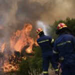 Θεσσαλονίκη: Πυρκαγιές σε Νέα Απολλωνία Βόλβης και Θέρμη
